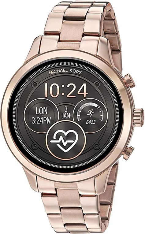 clear michael kors watch|michael kors smartwatch.